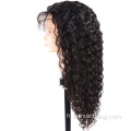 Coiffes humaines vierges crues 360 Wig Vendeur Cuticule alignée Asie du Sud-Est jeune fille Water Wave 360 ​​Lace Wigs